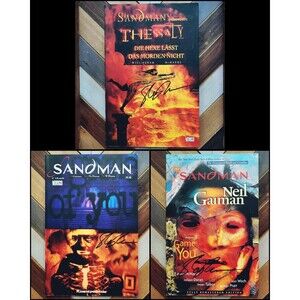Lot 3 Sandman GN Signed by STAN WOCH Game of You (US+Spain) + Thessaly (Germany)